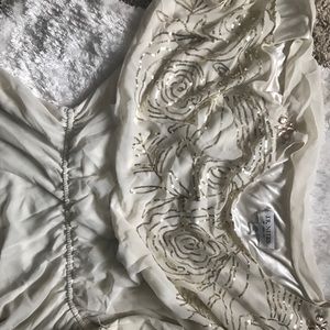 J.R. Nites white blouse